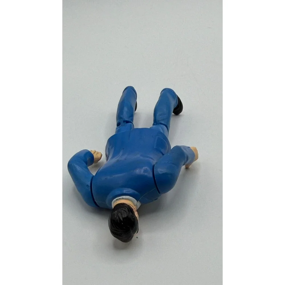 Vintage 1984 Kenner Super Powers Clark Kent Action Figure DC Comics Blue Suit